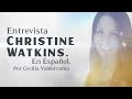 Entrevista en Español a Christine Watkins - Escritora de "El aviso" #ElGranAviso