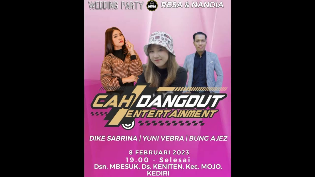 KALIH WELASKU - DIKE SABRINA - CAH DANGDUT LIVE KENITEN WEDDING RESA \u0026 NANDIA