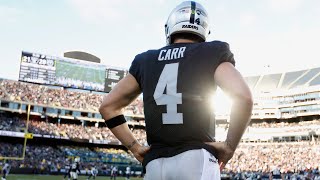 Derek Carr Says Goodbye to Raider Nation