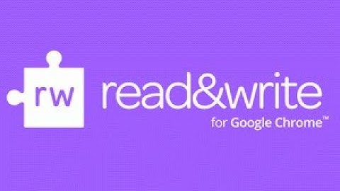 Read&Write for Google Chrome - Teacher Tutorial (2020)