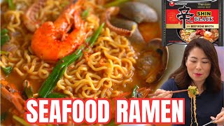 Spicy Korean Seafood Ramen Recipe | Korean Ramyun Hack that will blow your mind! | 얼큰하고 시원한 해물라면