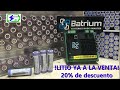 Baterías 100€/kWh ya a la venta.