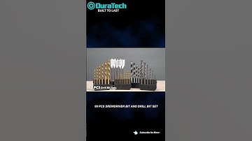 #DuraTech 99 PCS Srewdriver Bit and Drill Bit Set#handtool#duratechtool