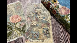FRENCH JOURNAL Ep.  14: Slow Stitch Spine Covers Update
