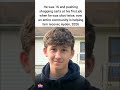 16 years old. First job. Pushing shopping carts. Then he was shot twice. #NeverAlone