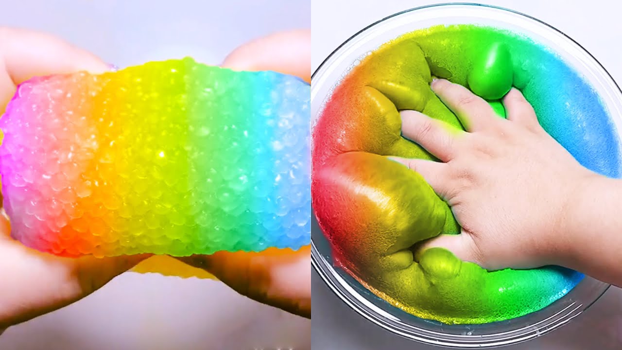 Relaxing Slime Compilation ASMR Oddly Satisfying Video - YouTube