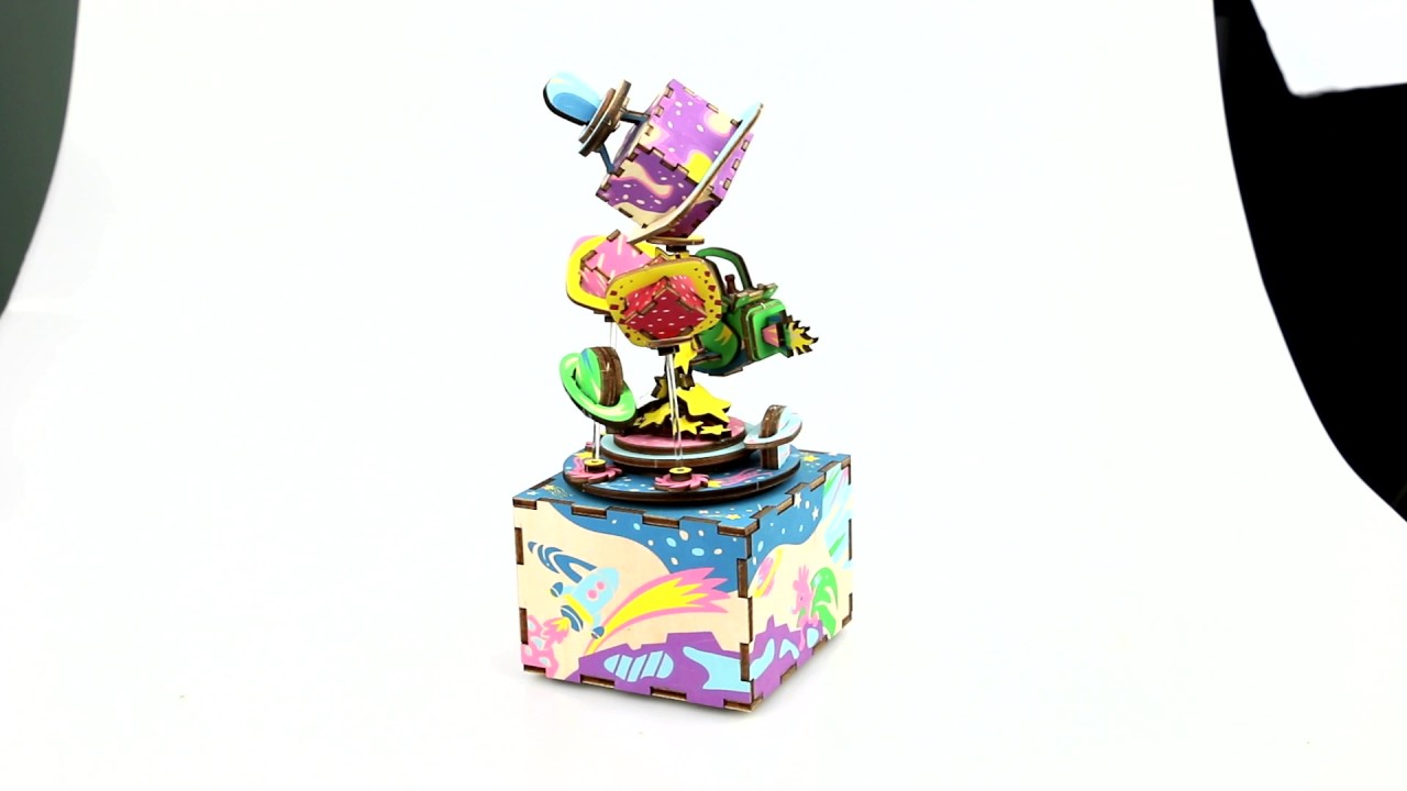 robotime 3d puzzle music box