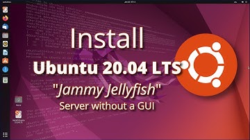 Installation of Ubuntu Server 22.04 LTS, Server Without a GUI