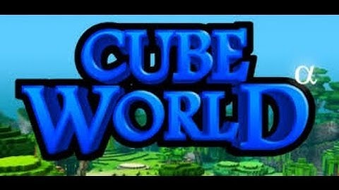 Cube World Character Creation Alpha