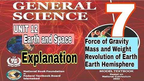 Class 7 Science Chapter 12 | Earth and Space | Explanation |SNC|NBF| Reading | ilmi darasgah