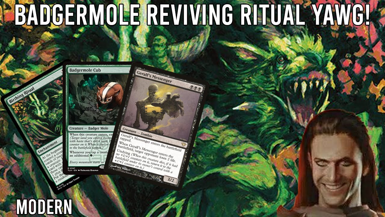 Badgermole Cub Reviving Ritual Yawg! Yawgmoth | Modern | MTGO