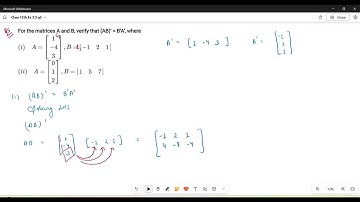 Ex 3.3 q5 Class 12 | Class 12 Matrices | Q5 Ex 3.3 Class 12 Math | Ex 3.3 Q5 Class 12 Math