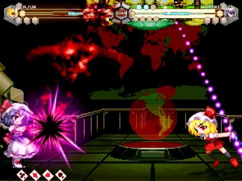 【MUGEN】 フランドールっぽいなにか VS レミリアっぽいなにか
