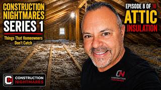 🎬 SERIES 1 — THINGS HOMEOWNERS DON'T CATCH 📺 EPISODE 8 — ATTIC INSULATION