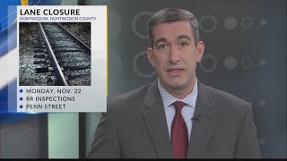 Bridge inspections to cause lane closures in Blair, Huntingdon Counties