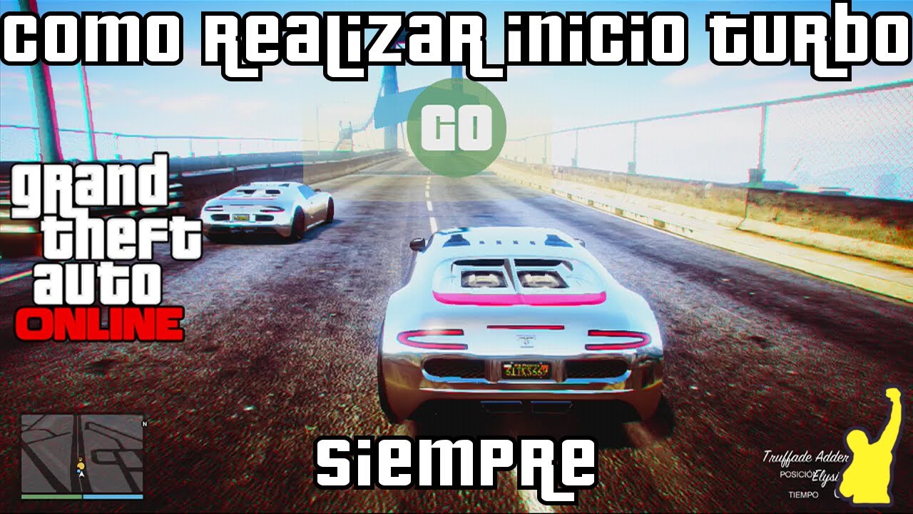 GTA V Online - Como realizar Inicio Turbo en las carreras SIEMPRE - YouTube
