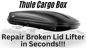 Repair Thule Cargo Box / Car Top Carrier Lid Lifter if Hinge Breaks
