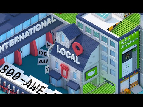 Isometric Low Poly City - Cinema4D Animation