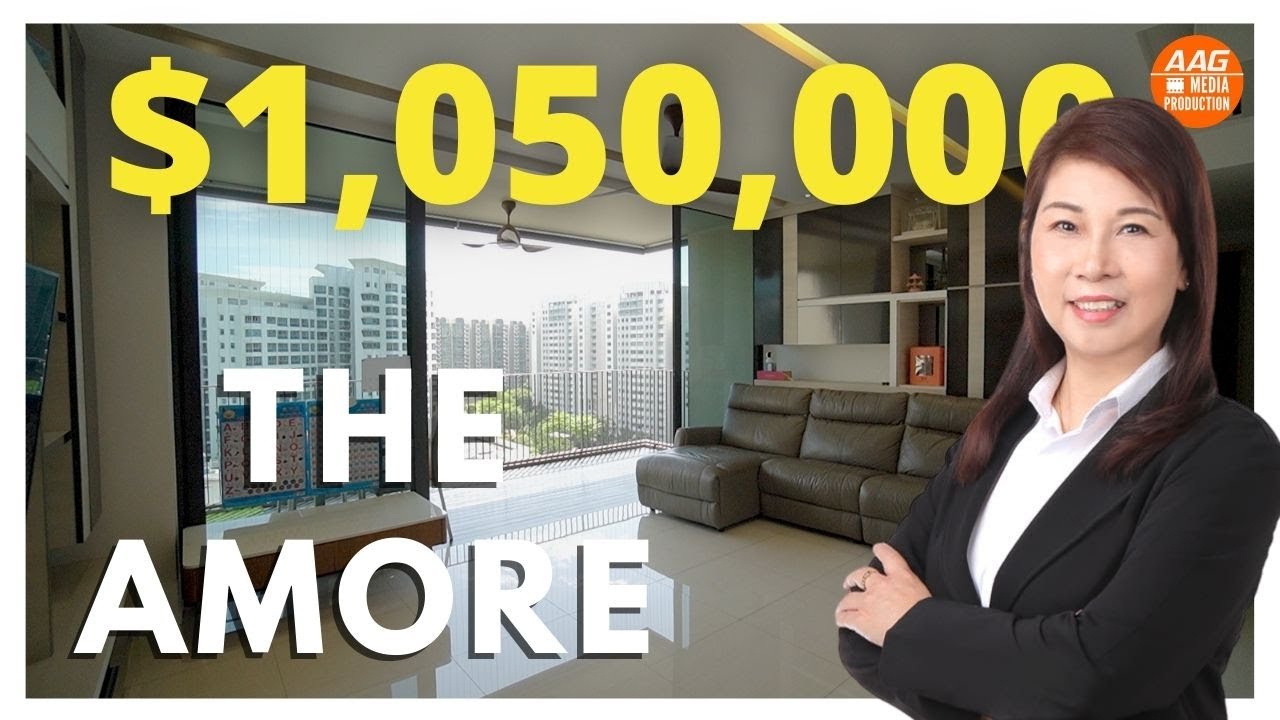 Singapore Condo Property Home Tour - The Amore, 3 Bedroom 990sqft @ Punggol. (S$1,050,000)