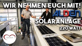 Einbau Alden Solaranlage 220 Watt | Wohnmobil Fachwerkstatt (2022) | GÜMA TV