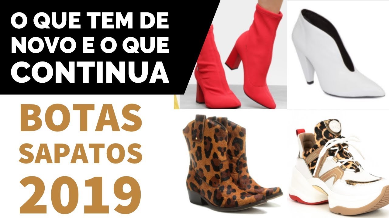 sapatos tendencia outono inverno 2019