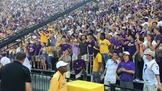 LSU Neck Chant vs Georgia 2018