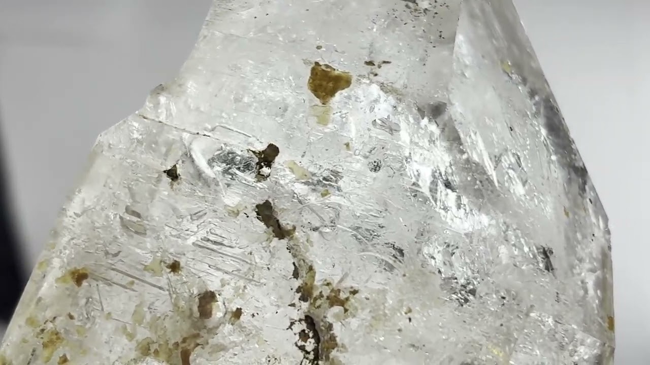 水入り) モロッコ産 大型 エレスチャルクォーツ / Elestial Quartz