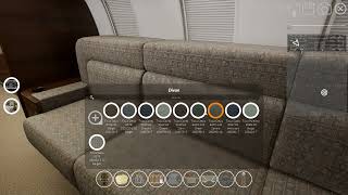 Business Jet Aircraft Cabin Configurator