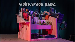 Workspace organization hack \/\/ Custom Tool Storage (Adam savage style)