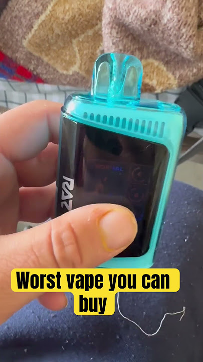 Disposable Vapes You Should NEVER Buy... #RAZ #vape #worst