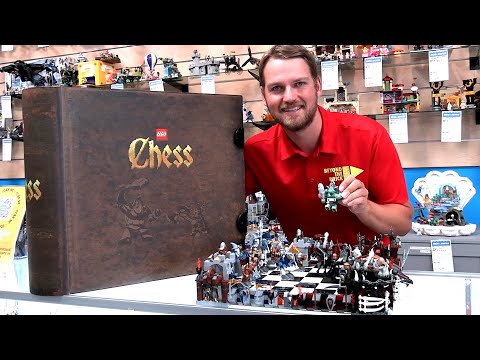 Giant LEGO Chess at Bricks & Minifigs in Richmond, Virginia