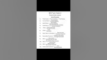 ||Financial Ratio Analysis||Full Formula||  #shorts #onlineclasswithbibek  #formula