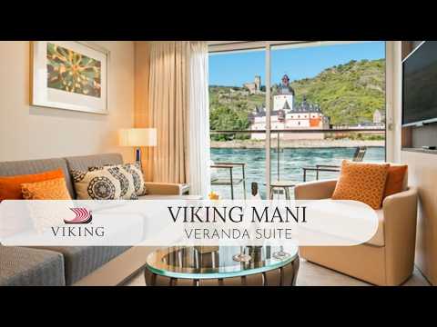 Viking Mani | Veranda Suite Full Walkthrough Tour & Review 4K | Viking River Cruises