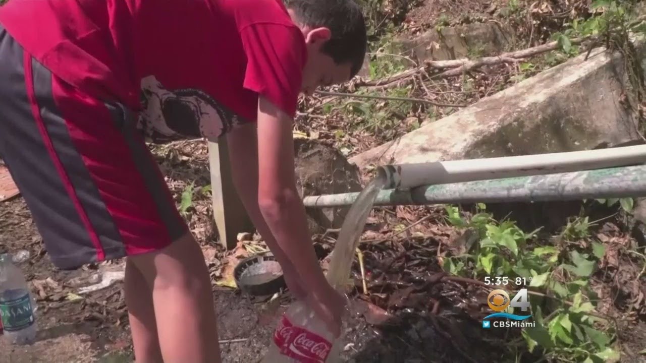 Parts Of Puerto Rico Struggling To Find Clean Water