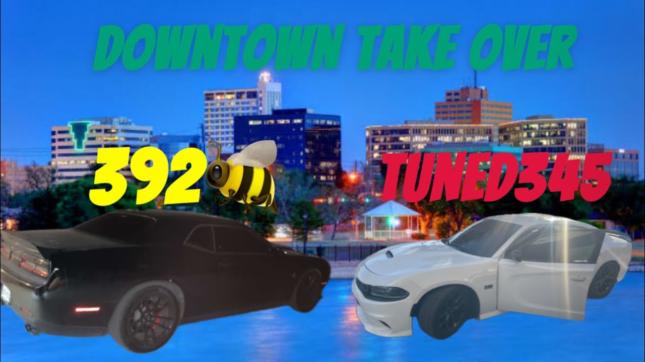 Cutting up in traffic with a 392 and 345 