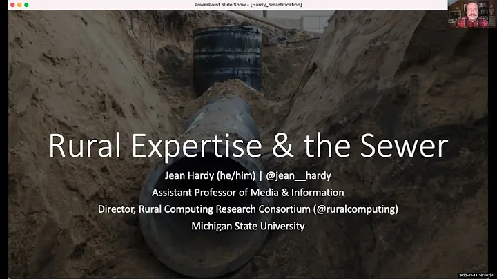 'Rural Expertise and the Sewer', by Jean Hardy