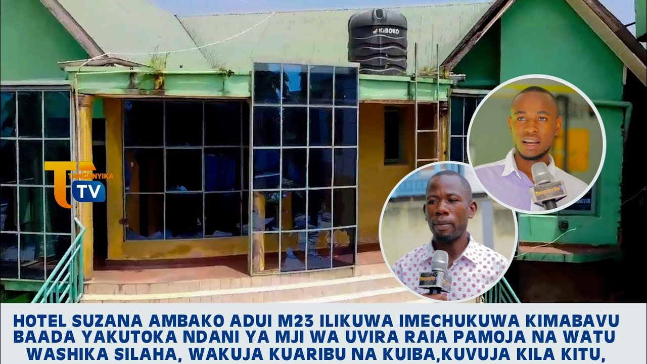 RAÏA YA UVIRA NA WATU WA SHIKA SILAHA WASIYO JULIKA WA ARIBU HÔTEL AMBAKO ADUI/M23 ALIKUWA AKIISHI