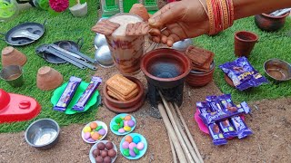 Dairy Milk Shake | Miniature Cooking | Chocolate Milk Shake With Oreo & Dairy Milk Chocolate