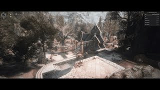 Skyrim - DLSS Upscale w/ FSR3 Frame Generation (FPS Test)