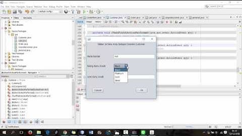 Implementasi Class Diagram dengan GUI menggunakan SWING