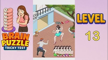 Brain Puzzle Tricky Test Level 13 Walkthrough