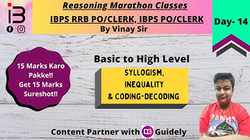 Reasoning Marathon Classes | Day-14 | Get 15 Marks Sureshot !!! | FOR IBPS PO/CLERK | By Vinay Sir.