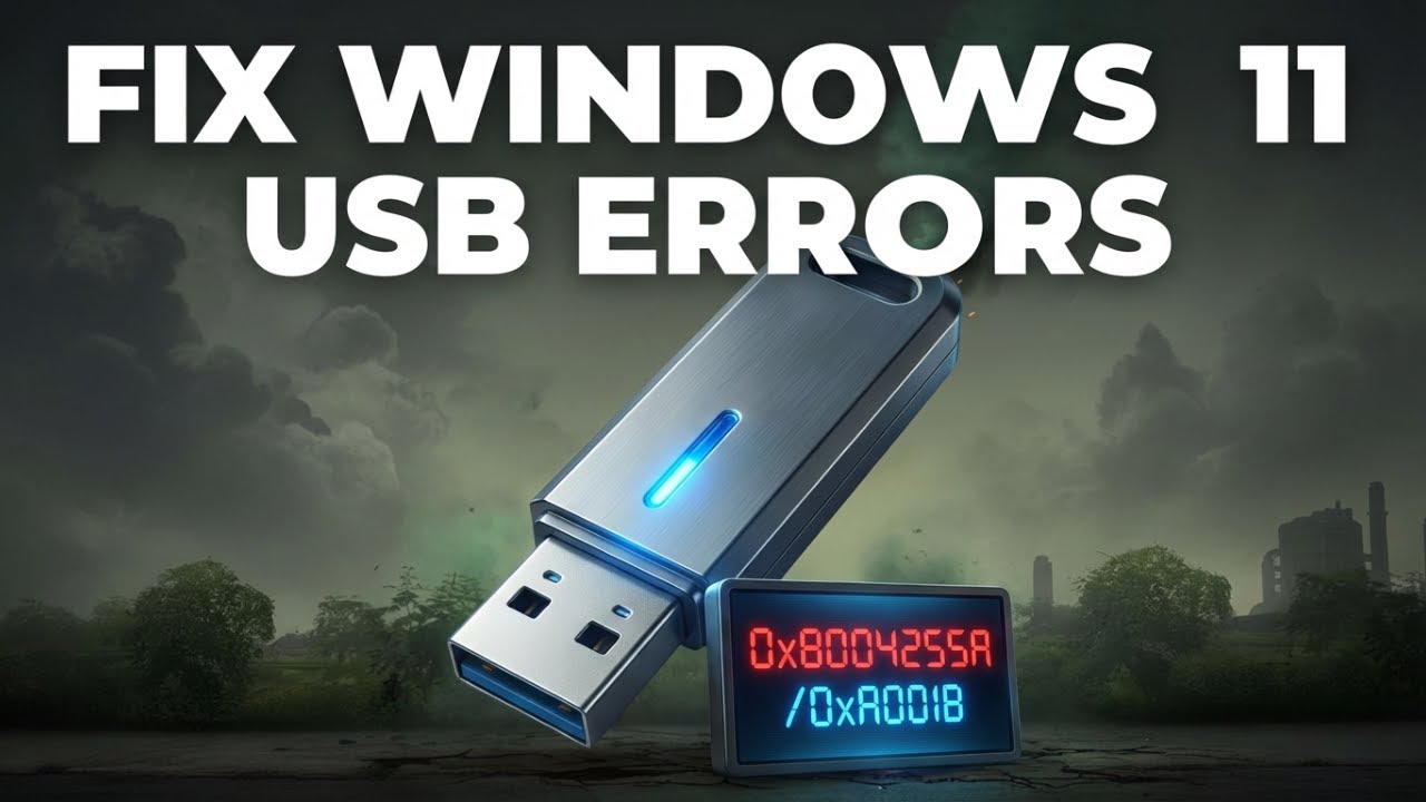 How to Fix Windows 11 USB Download Errors 0x8004255A & 0xA001B (5