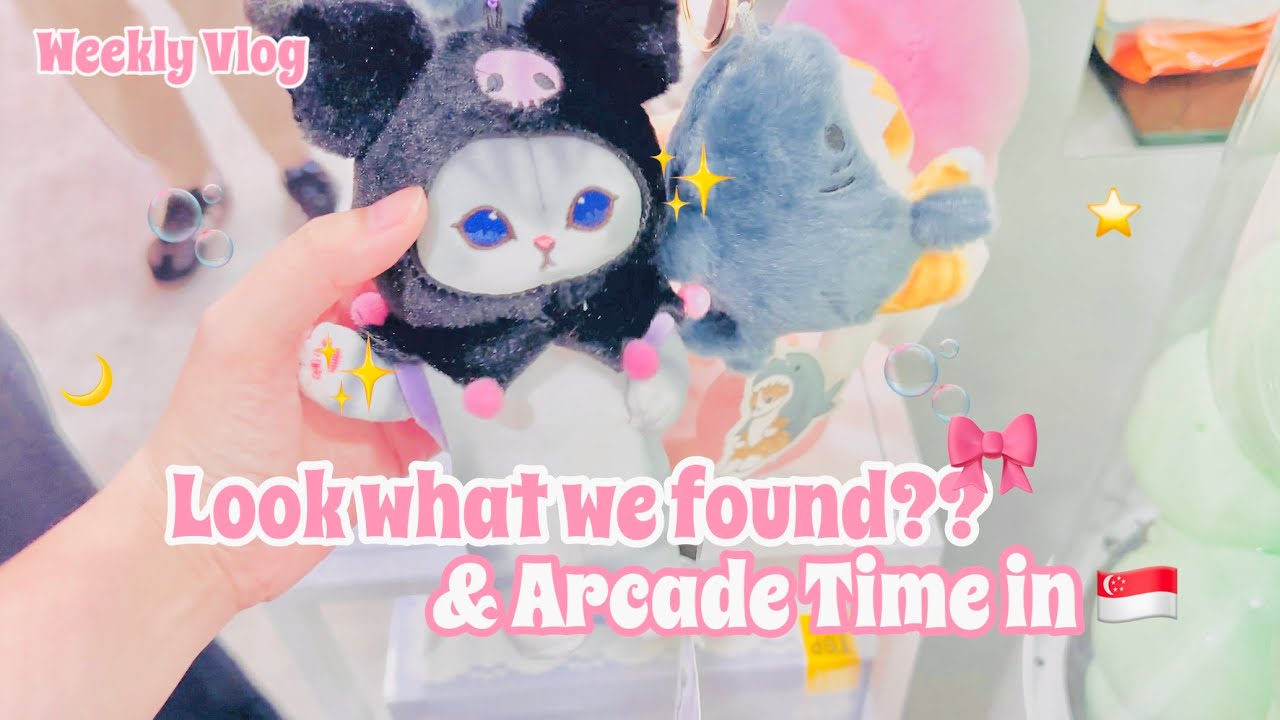 Visiting the arcade after work 😀😀🎀💗✌️Sanrio Shopping/Unboxing Vlog ⭐️