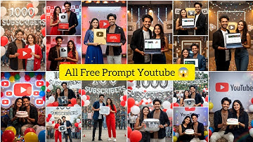 All Subscriber Free Prompt Photo Editing | Gemini AI Photo Editing In Prompt |