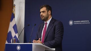 Eνημέρωση πολιτικών συντακτών από τον Κυβερνητικό Εκπρόσωπο Παύλο Μαρινάκη