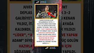 İtalyada Gündem Kenan Yildiz Firtinayi Bi̇ti̇ren Adam