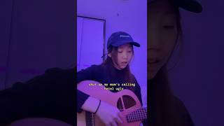 shut up my mom’s calling - hotel ugly #shutupmymomscalling #hotelugly #acousticcover #cover #guitar
