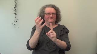BSL sign vocabulary using the fist handshape
