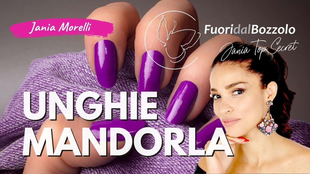 Come fare unghie a mandorla? Tutorial di design unghie per manicure perfetto by Jania Morelli